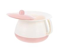 VICASKY 1 Ensemble Urinal Portable avec Couvercle pour Garçon Fille et Adultes Pot de Nuit Pratique pour Malades et Personnes Âgées Chamber Pot Plastique Rose