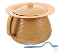 VICASKY 1 ensemble Urinoir Portable Unisex avec Couvercle Spittoon pour Utilisation Domestique et Hôpital pour Personnes Âgées Camping Durable et Facile à Nettoyer