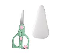 VICASKY 1 jeu de ciseaux pour compléments alimentaires - Outil pour nourrir les bébés - Ciseaux alimentaires avec étui - Ciseaux à fil - Ustensiles de cuisine - Coupe-oignons - Vert