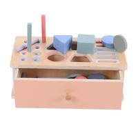 VICASKY 1 jeu de couleurs et de formes en bois pour les tout-petits, les années de motricité fine pédagogique et les compétences d'apprentissage précoce