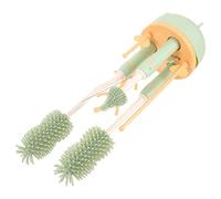VICASKY 1 jeu de goupillons pour biberons avec support de séchage - Kit de nettoyage pour bouteilles de lait et - Brosse de nettoyage durable et pratique pour bouteilles d'eau