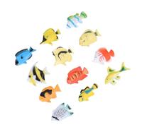 VICASKY 1 jeu de poissons tropicaux modèle réalistes vie marine jouets éducatifs pour garçons filles pour décoration d'aquarium et jeu créatif - Sans danger pour les jeunes filles à partir de