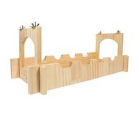VICASKY 1 jeu de ponts en bois pour hamsters et rongeurs - Pont suspendu créatif comme cachette pour animaux de compagnie - Durable - Montage pour cages de cochons d'Inde