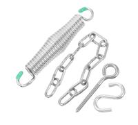 VICASKY 1 jeu de ressorts de balançoire de terrasse en fer galvanisé - Ressorts de fixation pour fauteuil suspendu - Accessoire robuste et durable pour l'extérieur