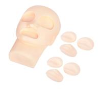 VICASKY 1 jeu de tête d'entraînement de tatouage modèle beauté maquillage tête d'entraînement de maquillage tête d'entraînement beauté tête d'entraînement tête de beauté tête de mannequin amovible