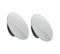 VICASKY 1 Jeu Miroir D'angle Mort Rétroviseur 360° Angle Mort De Rétroviseur De Voiture Grand Angle D'angle Miroir Secondaire Un Verre Sans Cadre Faire Tourner