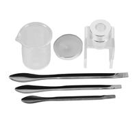 VICASKY 1 kit de bricolage pour rouge à lèvres avec outils de réparation de rouge à lèvres, pigment gradué et spatule à crème pour les yeux pour les amateurs de beauté et les débutants