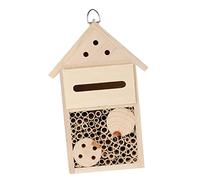 VICASKY 1 maison à insectes en bois pour jardin, extérieur, hôtel à insectes, abeilles et insectes utiles, résistant à l'humidité et à suspendre