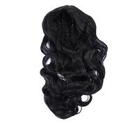 VICASKY 1 perruque longue bouclée pour femme - En fibre synthétique ondulée - Tendance - Cheveux synthétiques longs à haute température