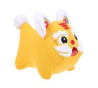 VICASKY 1 pièce Année de la mascotte tigre Animal Toys Animal Anniversaire Enfant Petit cadeau Animaux en peluche Animal Tigre en flanelle Signe du Tigre Poupée Tissu Jaune