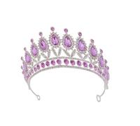 VICASKY 1 Pièce Couronne de Diadème Rhinestones pour Filles Accessoire de Mariage et Fête Coiffe pour Événements Spéciaux