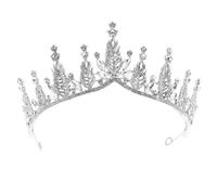 VICASKY 1 Pièce Couronne de Mariage Diadème Élégant pour Fête Photo et Banquet Accessoire Bridal Rhinestone