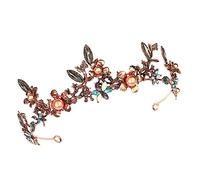 VICASKY 1 Pièce Couronne forestière de style coréen accessoire cheveux mariée nouvelle parure de cheveux approvisionnement à cheveux Cerceau de cheveux unique bandeau vintage alliage Doré