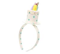 VICASKY 1 Pièce Diadème Anniversaire pour Garçon Fille Accessoires de Fête à Blancs Couronne Adorable pour Anniversaire Décorations de Fête pour Fille