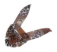 VICASKY 1 Pièce Femme Satin Imité Soie Écharpe Confortable pour Soins Capillaires Imprimé Protection Cheveux pour Sommeil et Chimiothérapie