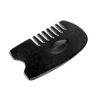 VICASKY 1 Pièce peigne de massage en corne lisse noir adultes femme buffle but peigne de massage du cuir chevelu Peigne de massage pour cheveux peigne à cheveux en corne peigne en corne