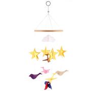 VICASKY 1 pièce Pendentif Suspendu Feutre pour Berceau Décoration Originale de Mobile avec Cloche à Vent Ornement pour Chambre
