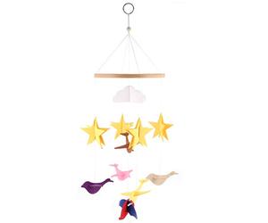 VICASKY 1 pièce Pendentif Suspendu Feutre pour Berceau Décoration Originale de Mobile avec Cloche à Vent Ornement pour Chambre
