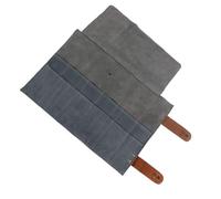 VICASKY 1 Pièce Sac de Cuir Gris à Emplacements pour Ciseaux et Peignes Sac à Outils pour Coiffeurs et Salons de Beauté Compact et Durable