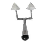 VICASKY 1 Triangulaire Pratique Multi-usages pour la fertilisation, Creuser et jardiner, tête de Hachoir agricole Robuste et Durable pour Une Utilisation Efficace
