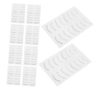 VICASKY 10 Feuilles autocollants faux cils temporaire kit de cils UV autocollants de maquillage pour les yeux pour les yeux autocollants de tatouage de transfert d’eau