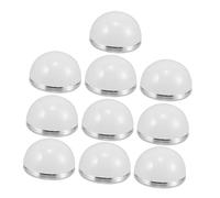 VICASKY 10 Pièces Abat-jour pour Ampoules LED 48mm en Plastique, Remplacement