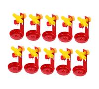 VICASKY 10 pièces Abreuvoirs Automatiques à Tétine pour Poulets avec Montage sur Cage Distributeur Eau Acier Inoxydable à Bille Buveur Volaille pour Système Hydratation Automatique