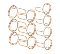 VICASKY 10 Pièces anneau d'ongle Anneaux d'ongles réglables anneau à ongles décoration decoration ongle Anneau détachable pour ongles Anneaux à ongles de taille réglable cuivre Doré