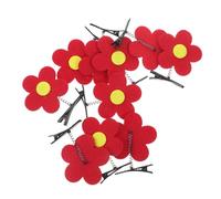 VICASKY 10 Pièces Barrette Fleurs pour Filles Accessoires de Décoratifs Clips de Adorables pour Performances et Styles Quotidiens