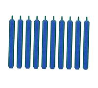 VICASKY 10 Pièces Barrettes à Bulles pour Aquarium Bande Oxygène Forme de Bulles Diffuseur Air Résistant et Facile à Nettoyer Décoration Bleue et Verte pour Poissons et Réservoir