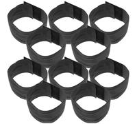 VICASKY 10 Pièces Brassards Élastiques de Deuil Noir pour Funérailles et Hommages Bande de Bras Commémorative Élastique Confortable pour Police Football et Cérémonies