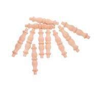 VICASKY 10 Pièces Broches Inachevées pour Décoration Spindles pour Aménagement Intérieur et Meubles