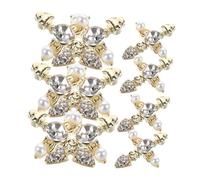 VICASKY 10 Pièces Charmes de Croix pour Art Ongles Décorations Élégantes pour Accessoires Diy