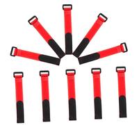 VICASKY 10 pièces Colliers Coque Nylon pour du Bruit et du Chant Colliers de Volaille Sécurisés Lot de Rouge