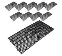 VICASKY 10 pièces Egg Crate Divider Plastic Fish Tank Isolation Tray Adjustable Water Flow Control Panel for Aquarium Breeding and Filtration