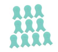 VICASKY 10 pièces Kit de Brosses Y-type Vertes pour Rehaussement et Permanente de Cils Outils de Greffage pour Maquillage Professionnel Accessoires Durables pour Lift et Séparation des