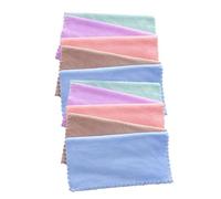 VICASKY 10 Pièces Lingettes Démaquillantes pour Visage Lingettes Nettoyantes Microfibre pour Démaquillage Serviettes de Toilette pour Visage Format Portable Couleur Aléatoire