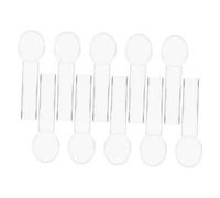 VICASKY 10 pièces Lot de Caches Têtes Brosse à Dents Électrique Transparent Protège-poussière Couvercles Créatifs pour Têtes de Brosse à Dents