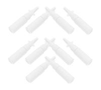 VICASKY 10 pièces Lot de Flacons Vaporisateurs Miniatures Transparent à Brume Fine Bouteilles de Voyage Rechargeables pour Fragrances Huiles Essentielles et Sprays Nasaux Design Plat