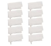 VICASKY 10 Pièces Lot de Lingettes Mousseline de Coton Couches Ultra Serviettes Multi-usages Nés Linge de Visage et Sucette Adaptées Peau Sensible