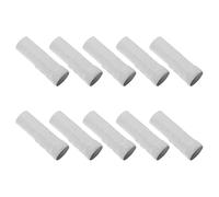 VICASKY 10 Pièces Manchons en Fer Blanc pour Douille E14, Cache-bougies Élégants de Style Européen, Résistants Déformation, Installation Rapide pour Lustres et DIY Décoratif