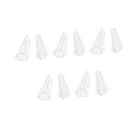 VICASKY 10 Pièces Moules de Mise Forme pour Concombres et Légumes Lot de Transparentes Outils de Culture Végétale pour Formes Cœur et Étoile pour Melon et Cantaloup