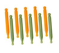 VICASKY 10 Pièces Outils de Massage Résine pour Corps Bâtons de Massage Acupression pour Hommes et Verte pour Détente et Récupération Musculaire