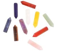 VICASKY 10 Pièces Pierres Décoratives, Ornement de Table Chic | Cristal Délicat, Décor pour Salon et Chambre, Idée Présent, Touche Élégante de Bénédiction Couleur Aléatoire