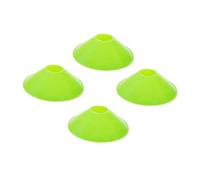 VICASKY 10 Pièces Plots Marquage Football Vert Fluo Cônes Disque Durables pour Entraînement Football Matériel Sport Polyvalent pour Activités Extérieures et Roller