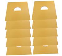VICASKY 10 Pièces Pochettes Extérieures pour Disques Vinyles Protection et Stains Compatible avec Disques Couverture Vinyle Durable