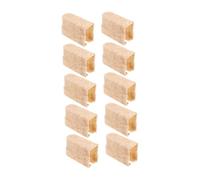 VICASKY 10 pièces Protège-tête de Brosse à Dents Paille de Blé Portable Couvre-Brosse Hygiénique pour Voyage et Usage Quotidien Protection Antibactérienne Lot pour Brossettes Oral