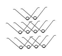 VICASKY 10 Pièces Ressorts de Remplacement Acier Inoxydable V Shape pour Sécateurs de Jardinage de Ressorts de Cisaille Flexibles et Antirouille pour Élagage des Branches
