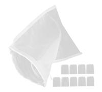 VICASKY 10 Pièces Sacs Filtre Réutilisables Maille Ultra Fine Tamis Polyvalent pour Infusion Thé Filtration Jus Vin Café et Lait Végétal Usage Cuisine et Boissons Maison
