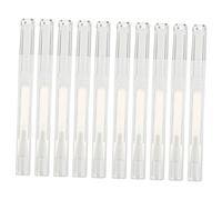 VICASKY 10 pièces Stylo Vide Transparent avec Pinceau Rotatif pour Huile Ongles Gloss Lèvres Soin Cuticules Flacon Cosmétique Léger Anti-fuite pour Voyage